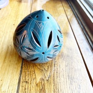 Geometric Flower Pottery Luminary